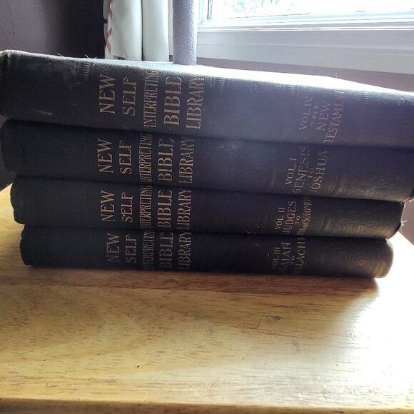 The New Self Interpreting Bible Library - 1912 - Complete Four Volume Set 1-4 - Picture 1 of 9